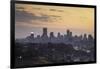 View of skyline at sunset, Johannesburg, Gauteng, South Africa, Africa-Ian Trower-Framed Photographic Print