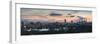 View of Skyline of Coastal Area of Fukuoka at Sunset, Kyushu, Japan-Ian Trower-Framed Photographic Print