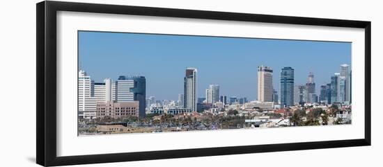 View of skylines, Tel Aviv, Israel-null-Framed Photographic Print