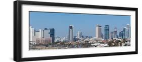 View of skylines, Tel Aviv, Israel-null-Framed Photographic Print