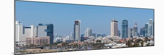 View of skylines, Tel Aviv, Israel-null-Mounted Photographic Print