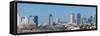 View of skylines, Tel Aviv, Israel-null-Framed Stretched Canvas