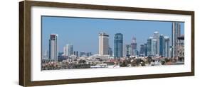 View of skylines, Tel Aviv, Israel-null-Framed Photographic Print