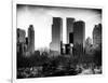 View of Skyscrapers from Central Park in Winter - Manhattan - New York City - United States - USA-Philippe Hugonnard-Framed Photographic Print