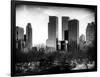 View of Skyscrapers from Central Park in Winter - Manhattan - New York City - United States - USA-Philippe Hugonnard-Framed Photographic Print