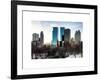 View of Skyscrapers from Central Park in Winter - Manhattan - New York City - United States - USA-Philippe Hugonnard-Framed Art Print