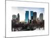 View of Skyscrapers from Central Park in Winter - Manhattan - New York City - United States - USA-Philippe Hugonnard-Mounted Art Print