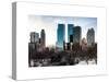 View of Skyscrapers from Central Park in Winter - Manhattan - New York City - United States - USA-Philippe Hugonnard-Stretched Canvas