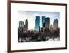 View of Skyscrapers from Central Park in Winter - Manhattan - New York City - United States - USA-Philippe Hugonnard-Framed Art Print