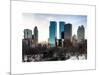 View of Skyscrapers from Central Park in Winter - Manhattan - New York City - United States - USA-Philippe Hugonnard-Mounted Art Print