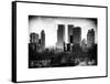 View of Skyscrapers from Central Park in Winter - Manhattan - New York City - United States - USA-Philippe Hugonnard-Framed Stretched Canvas