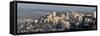 View of skyscrapers, Mount Carmel, Haifa, Israel-null-Framed Stretched Canvas