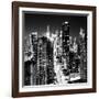 View of Skyscrapers of Times Square and 42nd Street at Night-Philippe Hugonnard-Framed Photographic Print