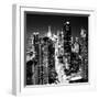 View of Skyscrapers of Times Square and 42nd Street at Night-Philippe Hugonnard-Framed Photographic Print