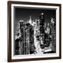 View of Skyscrapers of Times Square and 42nd Street at Night-Philippe Hugonnard-Framed Photographic Print