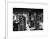 View of Skyscrapers of Times Square and 42nd Street at Night-Philippe Hugonnard-Framed Art Print