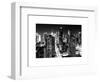 View of Skyscrapers of Times Square and 42nd Street at Night-Philippe Hugonnard-Framed Art Print