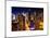 View of Skyscrapers of Times Square and 42nd Street at Night-Philippe Hugonnard-Mounted Art Print