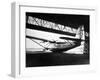 View of Sleek Airplane-null-Framed Premium Photographic Print