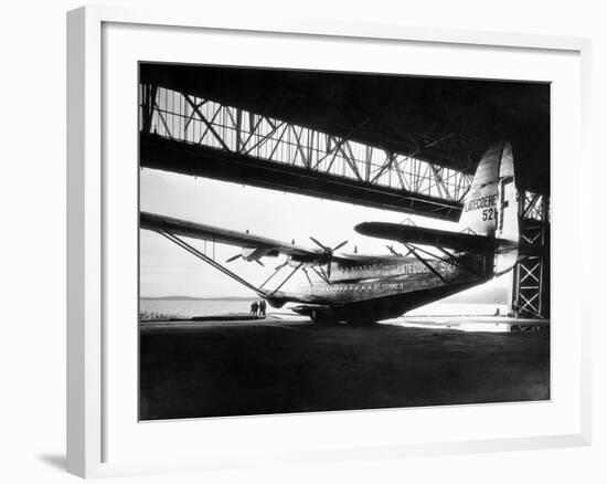 View of Sleek Airplane-null-Framed Photographic Print