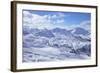 View of Slopes Near Belle Plagne, La Plagne, Savoie, French Alps, France, Europe-Peter Barritt-Framed Photographic Print