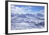 View of Slopes Near Belle Plagne, La Plagne, Savoie, French Alps, France, Europe-Peter Barritt-Framed Photographic Print