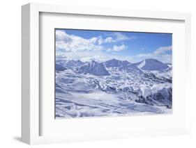 View of Slopes Near Belle Plagne, La Plagne, Savoie, French Alps, France, Europe-Peter Barritt-Framed Photographic Print