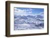 View of Slopes Near Belle Plagne, La Plagne, Savoie, French Alps, France, Europe-Peter Barritt-Framed Premium Photographic Print