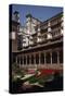 View of Small Cloister, Certosa Di Pavia, Lombardy, Italy-null-Stretched Canvas