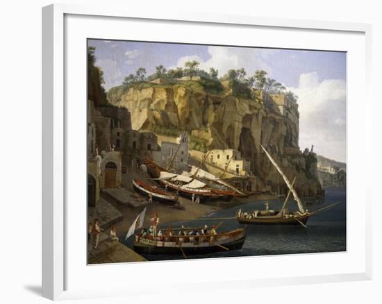 View of Small Marina at Sorrento-Jacob Philipp Hackert-Framed Giclee Print