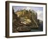 View of Small Marina at Sorrento-Jacob Philipp Hackert-Framed Giclee Print