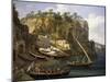 View of Small Marina at Sorrento-Jacob Philipp Hackert-Mounted Giclee Print