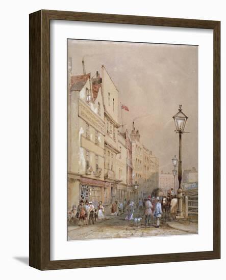 View of Smithfield Market, City of London, 1844-George Sidney Shepherd-Framed Giclee Print