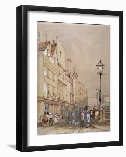 View of Smithfield Market, City of London, 1844-George Sidney Shepherd-Framed Giclee Print