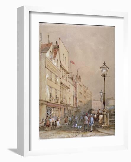 View of Smithfield Market, City of London, 1844-George Sidney Shepherd-Framed Giclee Print