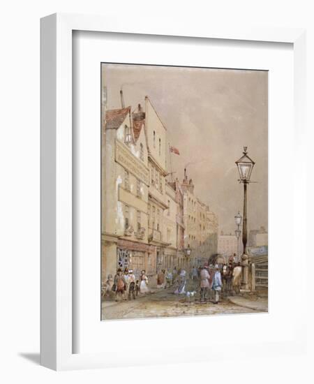 View of Smithfield Market, City of London, 1844-George Sidney Shepherd-Framed Giclee Print