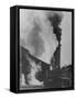 View of Smoke Spewing Plant-null-Framed Stretched Canvas