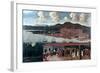 View of Smyrna (Izmir) and the Reception Given to Consul De Hochepied in the Council Chamber-null-Framed Art Print