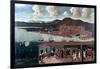 View of Smyrna (Izmir) and the Reception Given to Consul De Hochepied in the Council Chamber-null-Framed Art Print