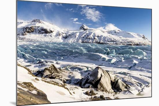 View of Snaefellsjokull glacier,National Park,southern Iceland,Europe-ClickAlps-Mounted Photographic Print