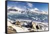 View of Snaefellsjokull glacier,National Park,southern Iceland,Europe-ClickAlps-Framed Stretched Canvas