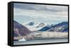 View of Snow-Capped Mountains from Cape Hay, Bylot Island, Nunavut, Canada, North America-Michael Nolan-Framed Stretched Canvas