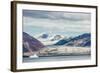 View of Snow-Capped Mountains from Cape Hay, Bylot Island, Nunavut, Canada, North America-Michael Nolan-Framed Photographic Print