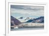 View of Snow-Capped Mountains from Cape Hay, Bylot Island, Nunavut, Canada, North America-Michael Nolan-Framed Photographic Print