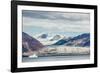 View of Snow-Capped Mountains from Cape Hay, Bylot Island, Nunavut, Canada, North America-Michael Nolan-Framed Photographic Print