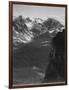 View Of Snow-Capped Mt Timbered Area Below "In Rocky Mountain National Park" Colorado 1933-1942-Ansel Adams-Framed Art Print