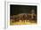 View of Snow Falling at Charing Cross at Night, C1851-null-Framed Giclee Print