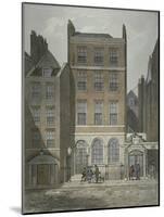 View of Snow's Banking House and Twining's Tea Merchants, Strand, Westminster, C.1810-George Shepherd-Mounted Giclee Print