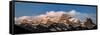 View of snowcapped mountain, Mount Lougheed, Kananaskis Country, Calgary, Alberta, Canada-null-Framed Stretched Canvas