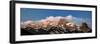 View of snowcapped mountain, Mount Lougheed, Kananaskis Country, Calgary, Alberta, Canada-null-Framed Photographic Print